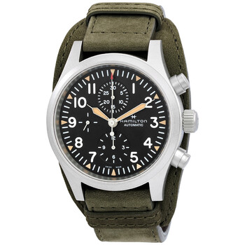 Khaki Field Chronograph Automatic Black Dial Watch H71706830