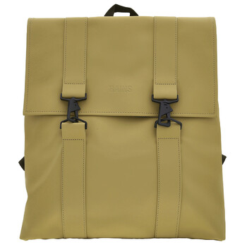 Khaki MSN WaterResistant Fabric Backpack