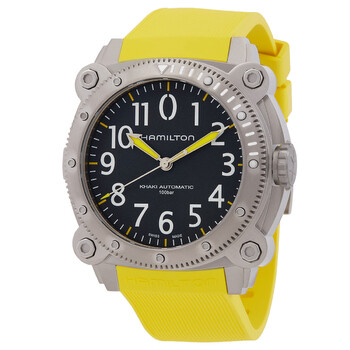 Khaki Navy Automatic Black Dial Watch H78535380