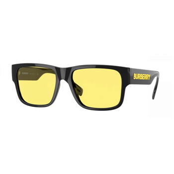 Knight Yellow Rectangular Sunglasses BE4358 300185
