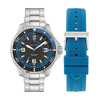 Koh May Bay Quartz Black Dial Watch Box Set NAPKMF307