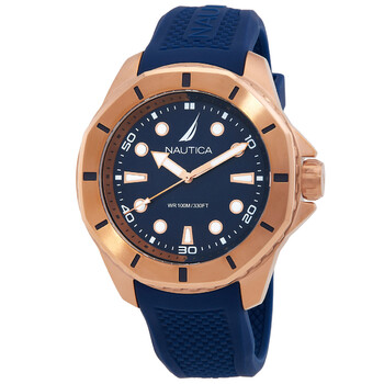 Koh May Bay Quartz Blue Dial Watch NAPKMS306