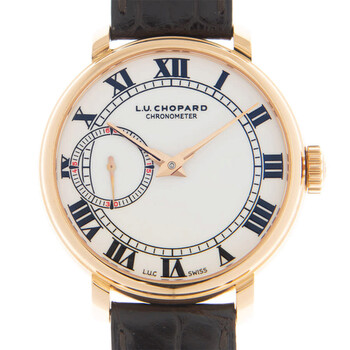 L.U.C 1963 White Porcelain Dial 18k Rose Gold Automatic Watch