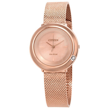 L Ambiluna Rose Mother of Pearl Dial Watch EM064350X