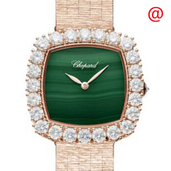 L Heure Du Diamant Automatic Diamond Green Dial Watch 10A386