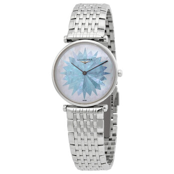 La Grande Classique Quartz Blue Star Mother of Pearl Dial Watch L4.512.4.03.6