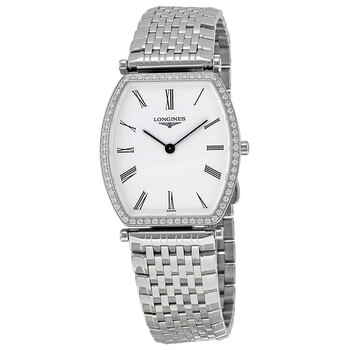 La Grande Classique Tonneau White Dial Steel Watch L4.788.0.11.6