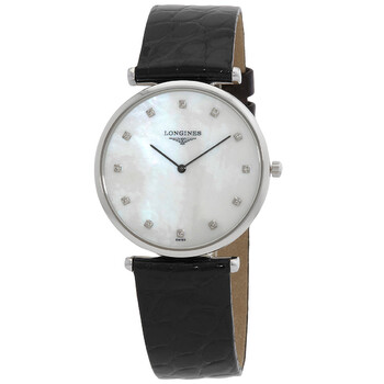 La Grande Quartz Diamond White Dial Watch L47094882