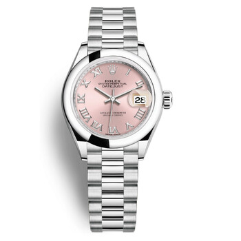 LadyDatejust Pink Dial Automatic Platinum President Watch 279166PRP