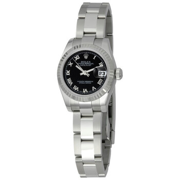Lady Datejust 26 Black Dial Stainless steel Oyster Bracelet Automatic Watch 179174BKRO