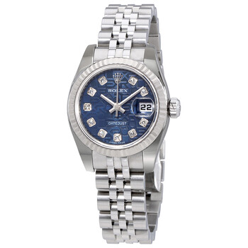 Lady Datejust 26 Blue Dial Stainless Steel Jubilee Bracelet Automatic Watch 179174BLJDJ