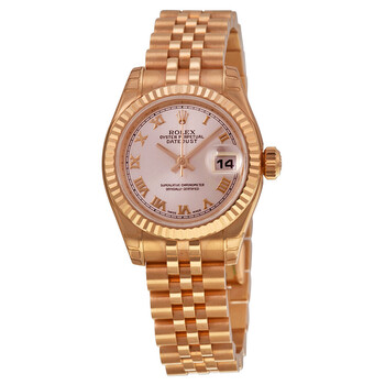 Lady Datejust 26 Champagne Dial 18K Pink Gold Jubilee Bracelet Automatic Watch 179175CRJ