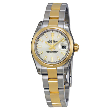 Lady Datejust 26 Silver Dial Stainless Steel and 18K Yellow Gold Oyster Bracelet Automatic Watch 179163SSO