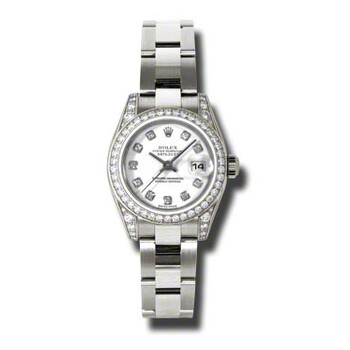 Lady Datejust 26 White Dial 18K White Gold Oyster Bracelet Automatic Watch 179159WDO