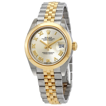 Lady Datejust 28 Silver Dial Steel and 18K Yellow Gold Watch 279163SRJ