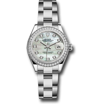 Lady Datejust Automatic Mother of Pearl Diamond Dial Oyster Watch 279384MDO