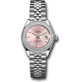 Lady Datejust Automatic Pink Dial Jubilee Watch 279384PSJ