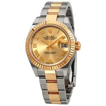 Lady Datejust Champagne Dial Steel and 18kt Yellow Gold Oyster Watch 279173CRO