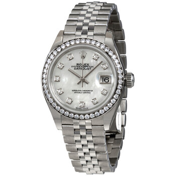 Lady Datejust Mother Of Pearl Diamond Dial Jubilee Watch 279384MDJ