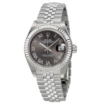 Lady Datejust Rhodium Dial Steel and 18K White Gold Watch 279174RRJ