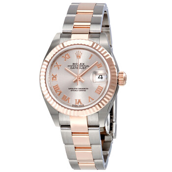 Lady Datejust Sundust Dial Steel and 18K Everose Gold Oyster Watch 279171SNRO