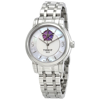 Lady Heart Automatic White Mother of Pearl Dial Watch T050.207.11.117.05