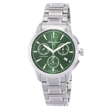 Lancelot Chronograph Quartz Green Dial Watch H198CHAV
