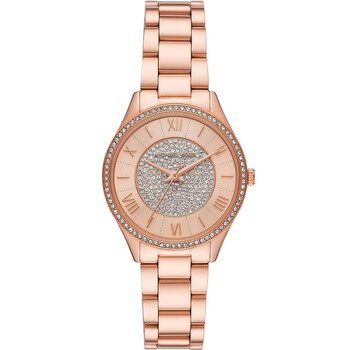 Lauryn Quartz Rose Gold Dial Watch MK4736