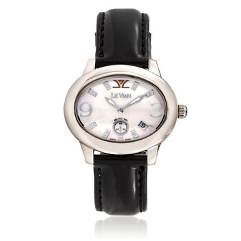 Le Vian Time Quartz White Dial Watch LVL500MSSMP