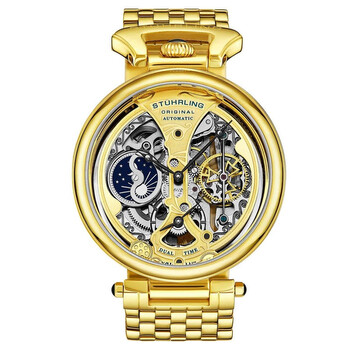 Legacy Gold Skeleton Dial Watch M15935