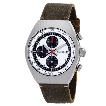 Legacy Tonneau Chronograph Quartz Silver Dial Watch TW2W50100