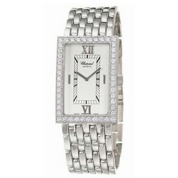 Les Classique Silver Dial White Gold Quartz Watch