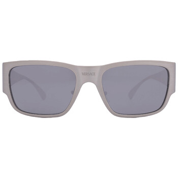 Light Grey Mirror Black Square Sunglasses VE2262 12666G