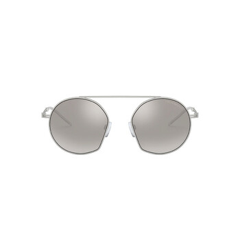 Light grey mirror silver 80 Pilot Sunglasses EA2078 30456G