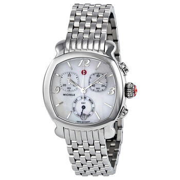 Lilou Chronograph Mother of Pearl Dial Stainless Steel Watch MWW22A000006