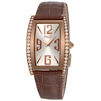 Limelight Silver Dial Brown Leather Watch G0A35090