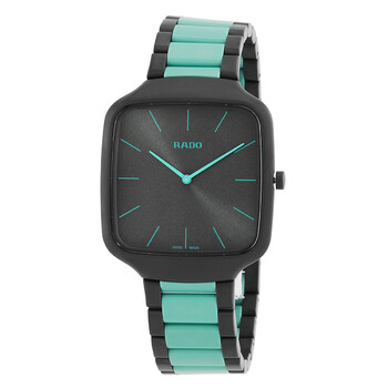 Limited Edition True Square Quartz Iron Grey Dial Watch R27045162