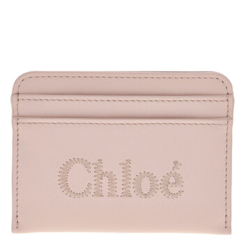 LogoEmbroidered Leather Cardholder