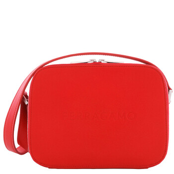 Logo Embroidered Shoulder Bag