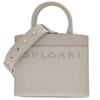 Logo Leather Tote Bag