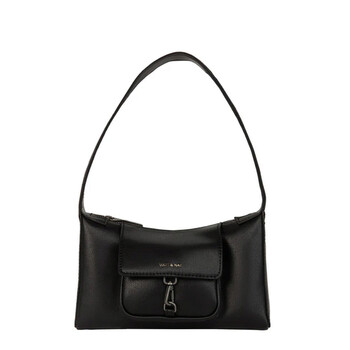 Loti Vegan Shoulder Bag  Black