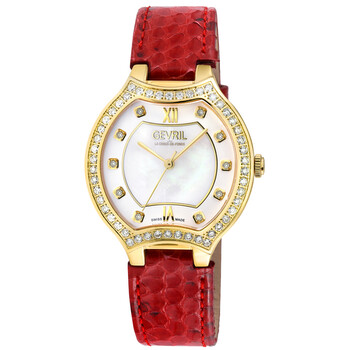 Lugano Diamond Mother of Pearl Dial Watch