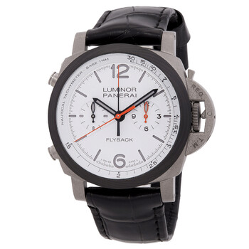 Luminor Chrono Automatic White Dial Watch PAM01297
