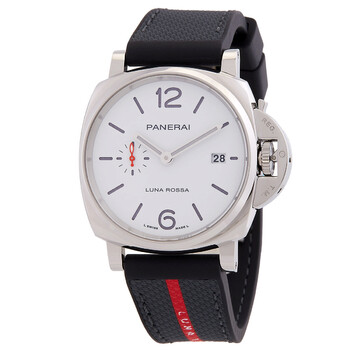 Luminor Due 42mm Luna Rosa Automatic White Dial Watch PAM01673