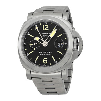 Luminor GMT Black Dial Stainless Steel Watch PAM00297