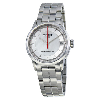 Luxury Asian Games Automatic Mother of Pearl Dial Stainless Steel Watch T0862071111101