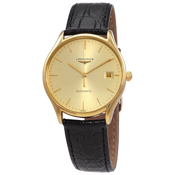 Lyre Automatic Gold Dial Watch L4.860.2.32.2
