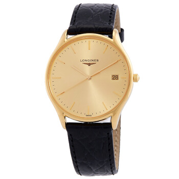 Lyre Quartz Champagne Dial Watch L4.759.2.32.2