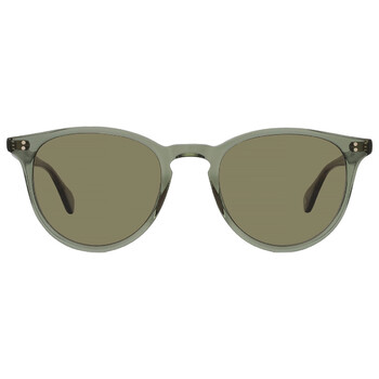 MANZANITA SUN Green Oval Sunglasses 2151 JUNGRN