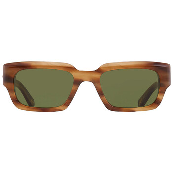 MAVERICK S SemiFlat Boxwood Rectangular Sunglasses ML2037 MACAATGSFBOXGRN